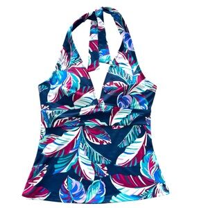 Tommy Bahama Palm Modern Halter Tankini Top
